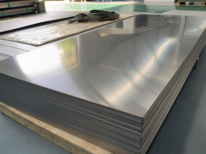 In which industries are titanium plates primarily used?